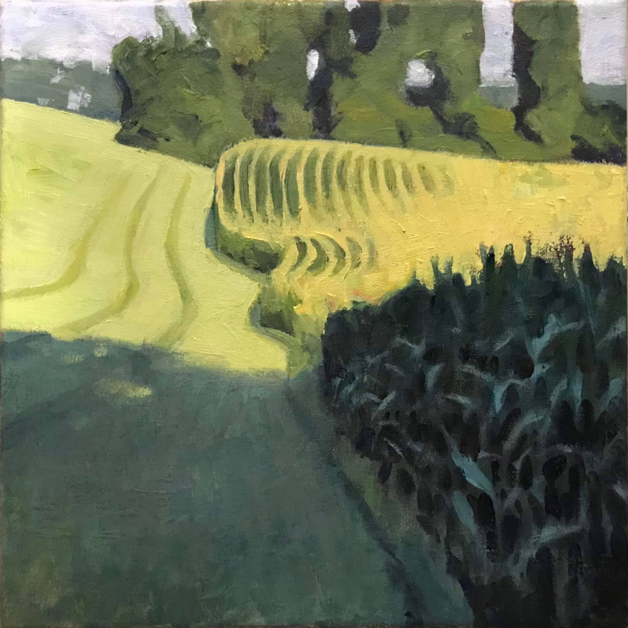 painting of corn field